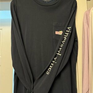 Navy Vineyard Vines Shirt